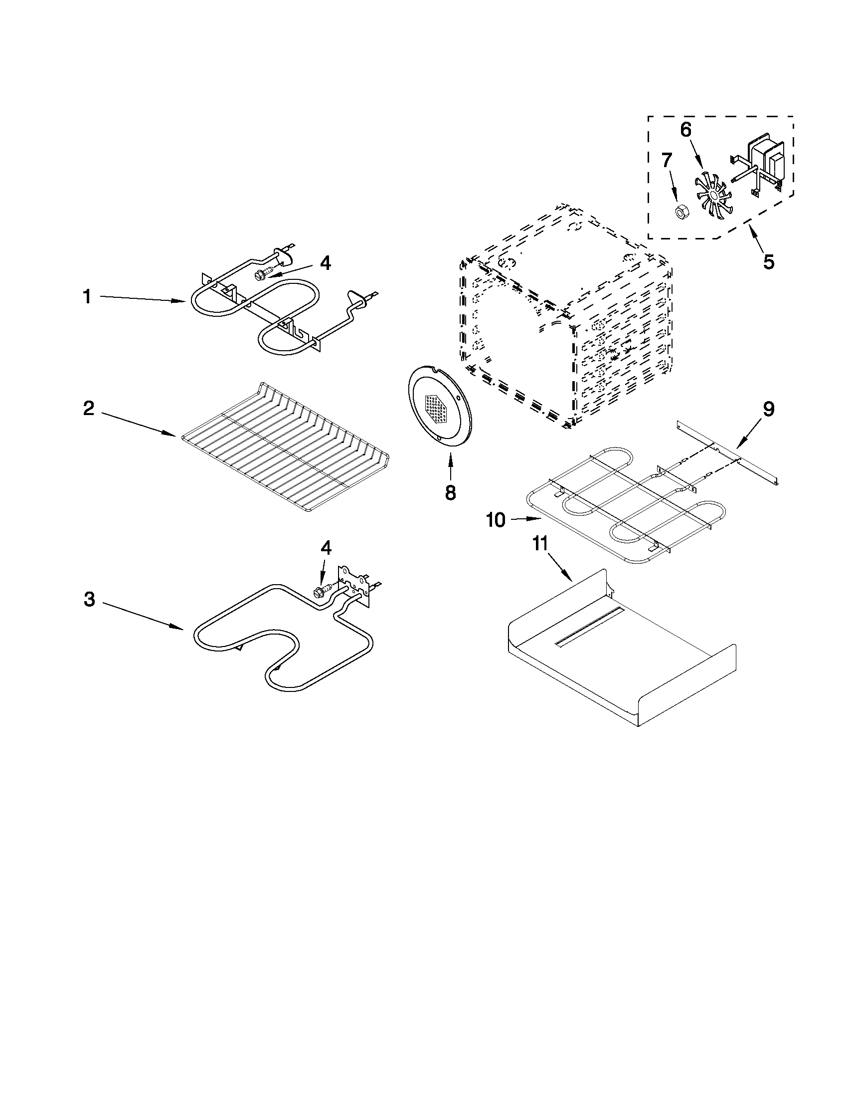 INTERNAL OVEN PARTS