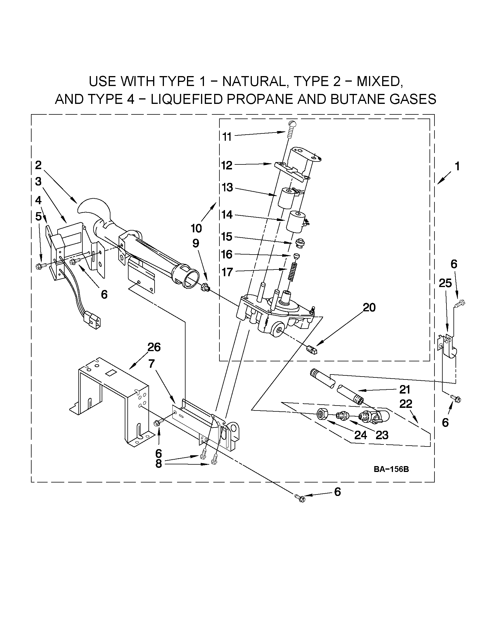 W10135231 BURNER ASSEMBLY