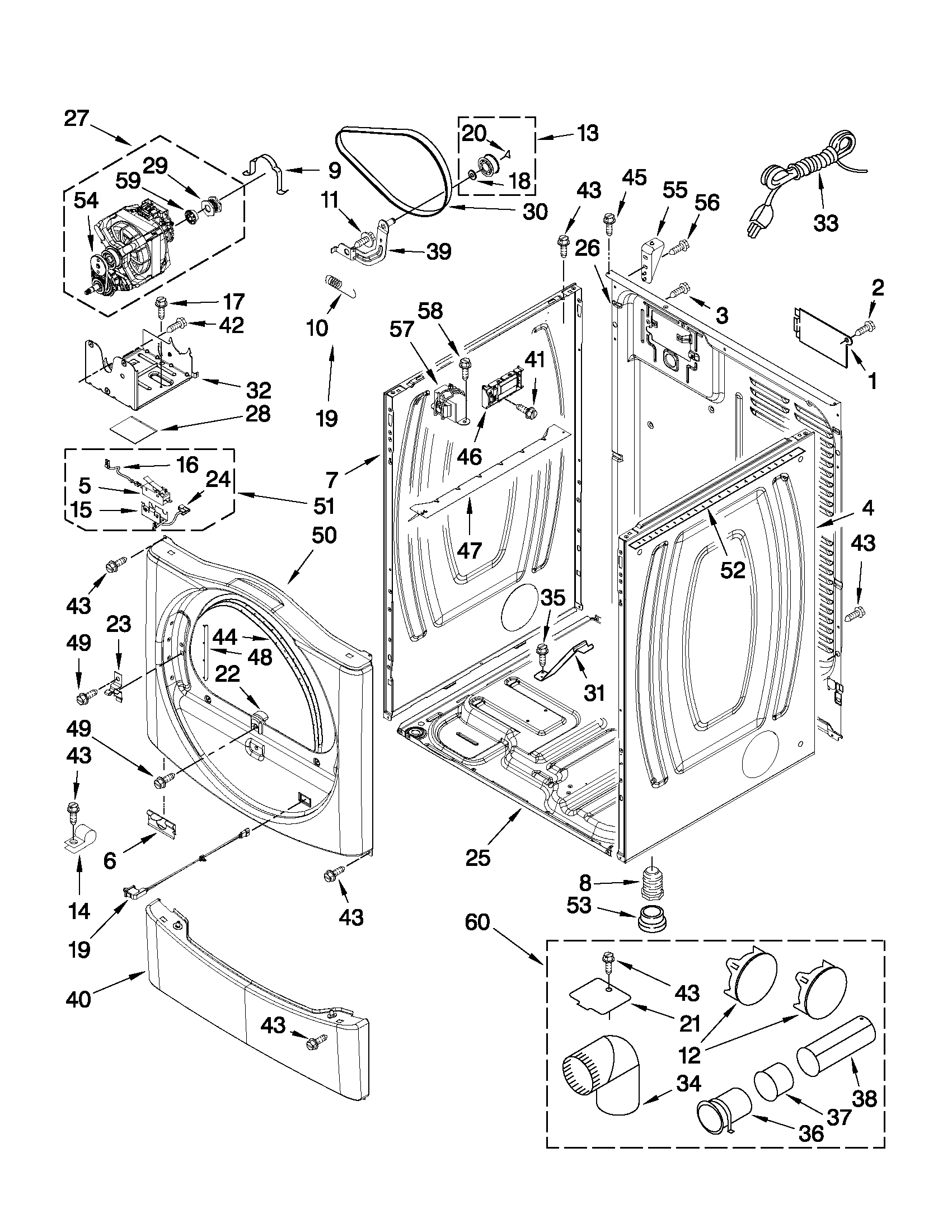 Cabinet parts