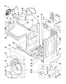 Dryer cabinet parts