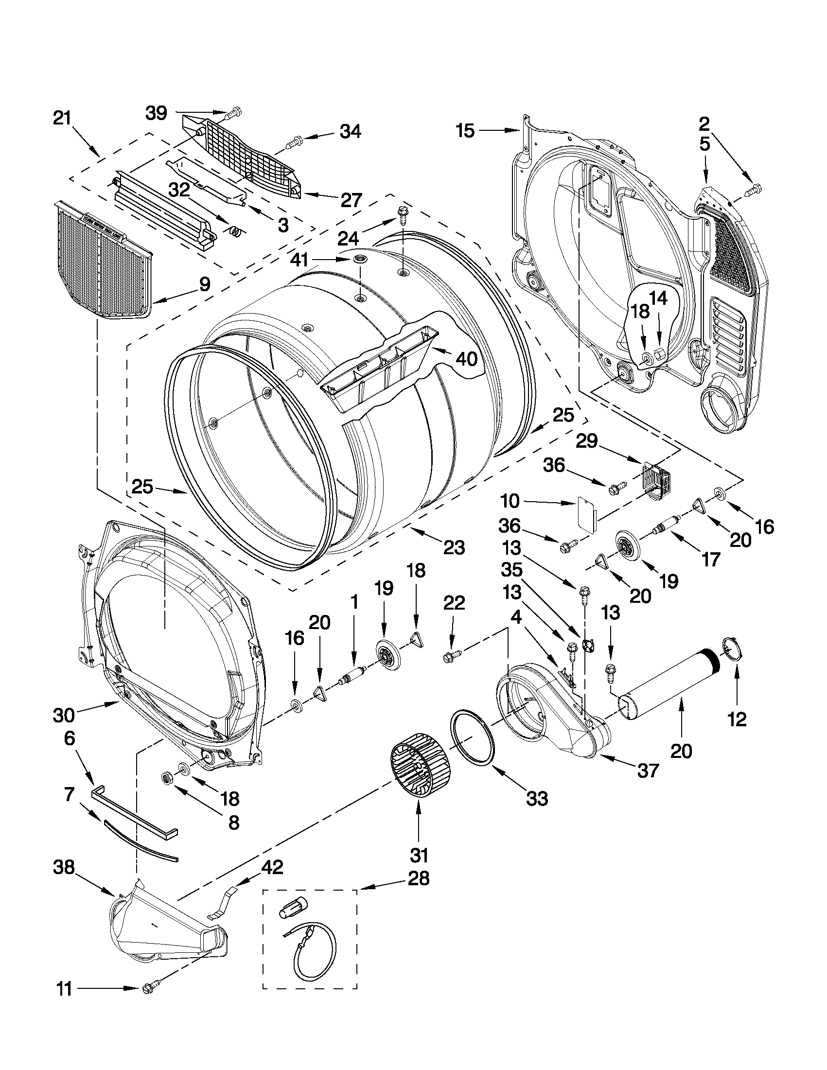 Bulkhead and blower parts
