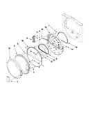 Dryer door parts