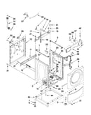 Washer cabinet parts