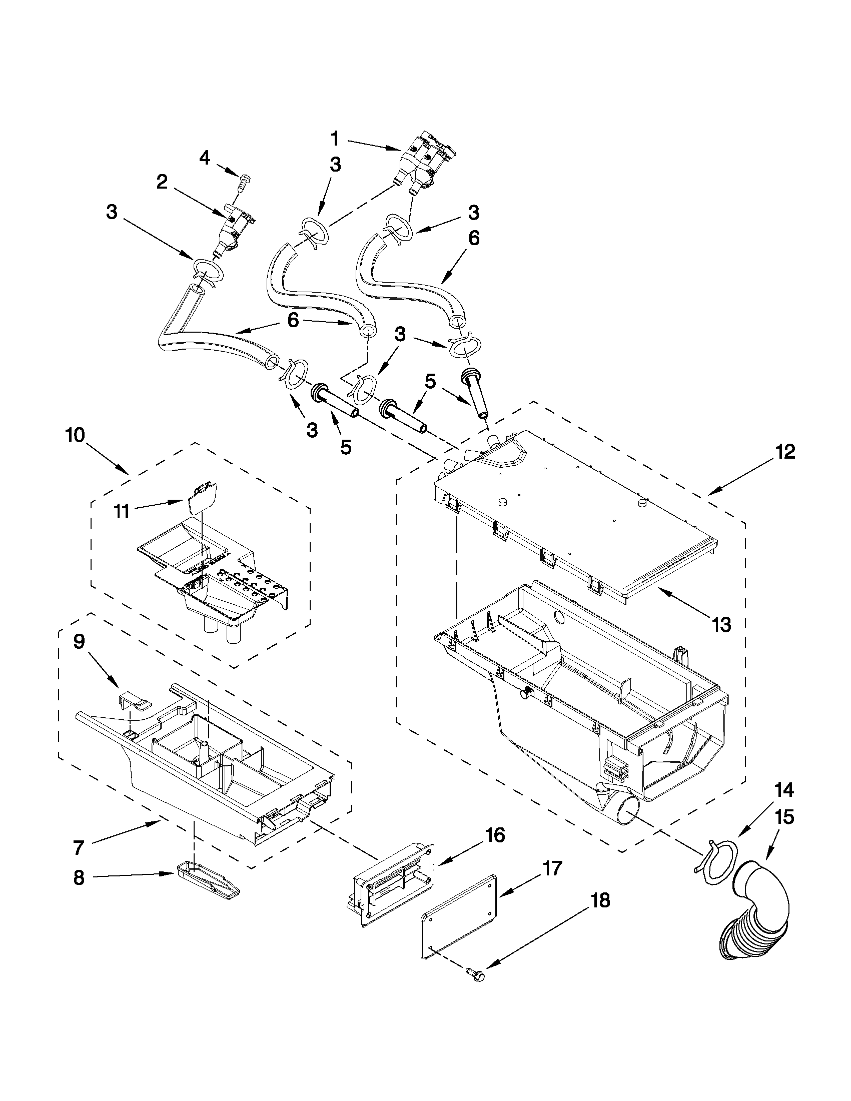 DISPENSER PARTS