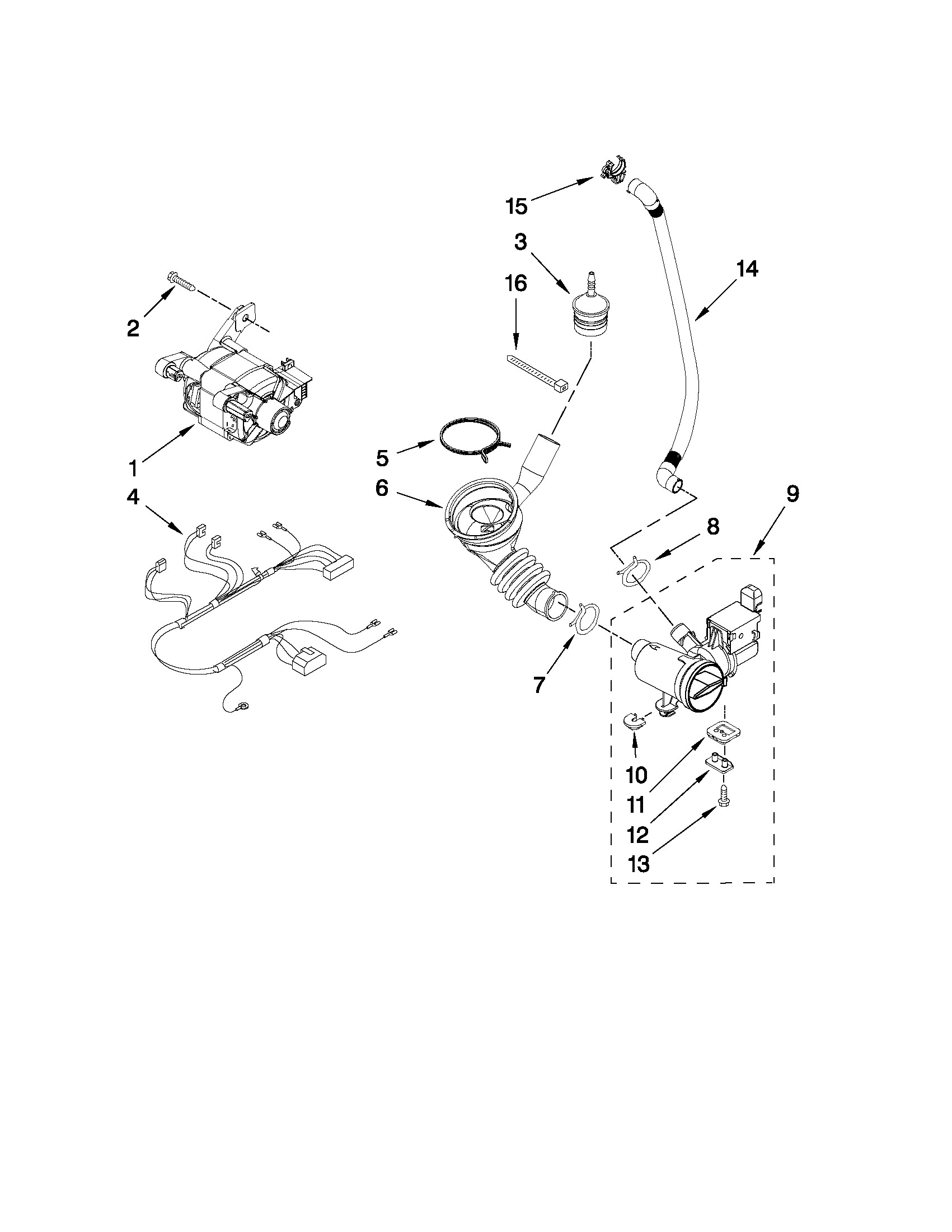 Pump and motor parts