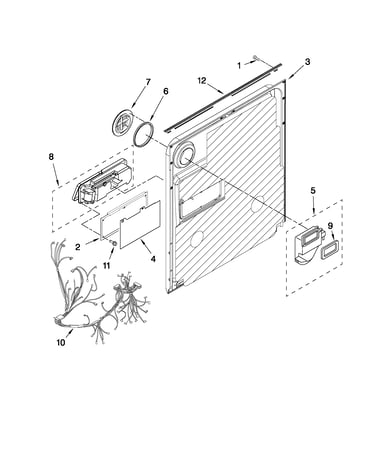 Inner door parts