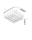 Upper rack and track parts