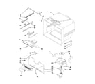 Maytag MBF2258XEW4 freezer liner parts diagram