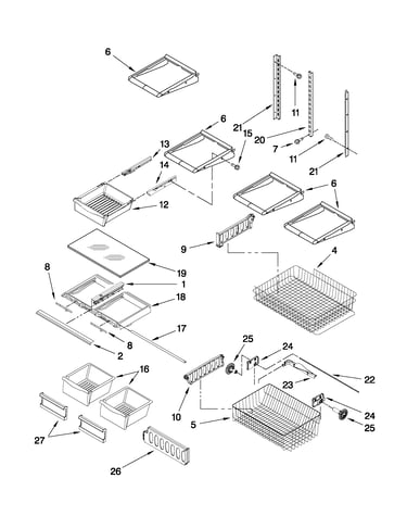 Shelf parts
