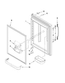 Refrigerator door parts