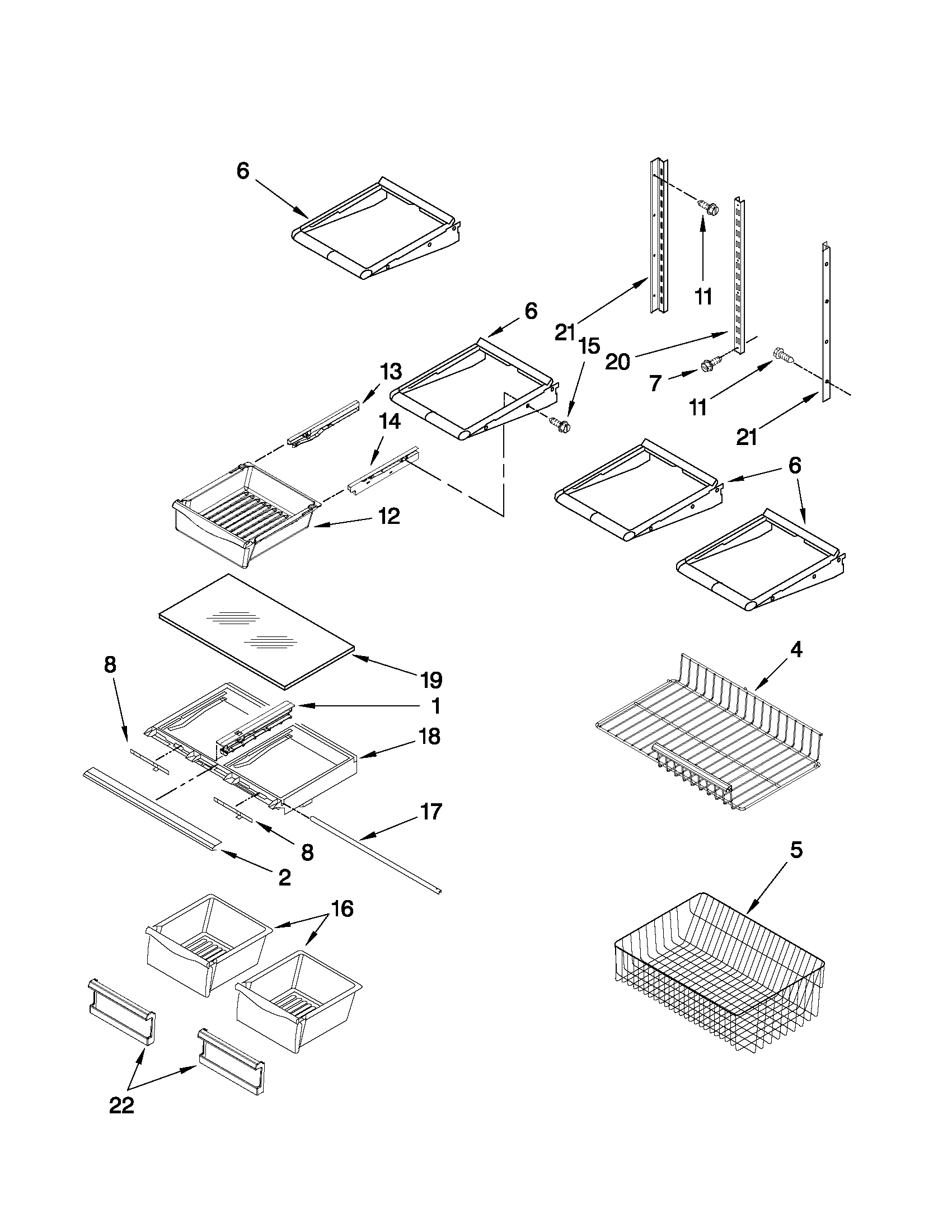 SHELF PARTS