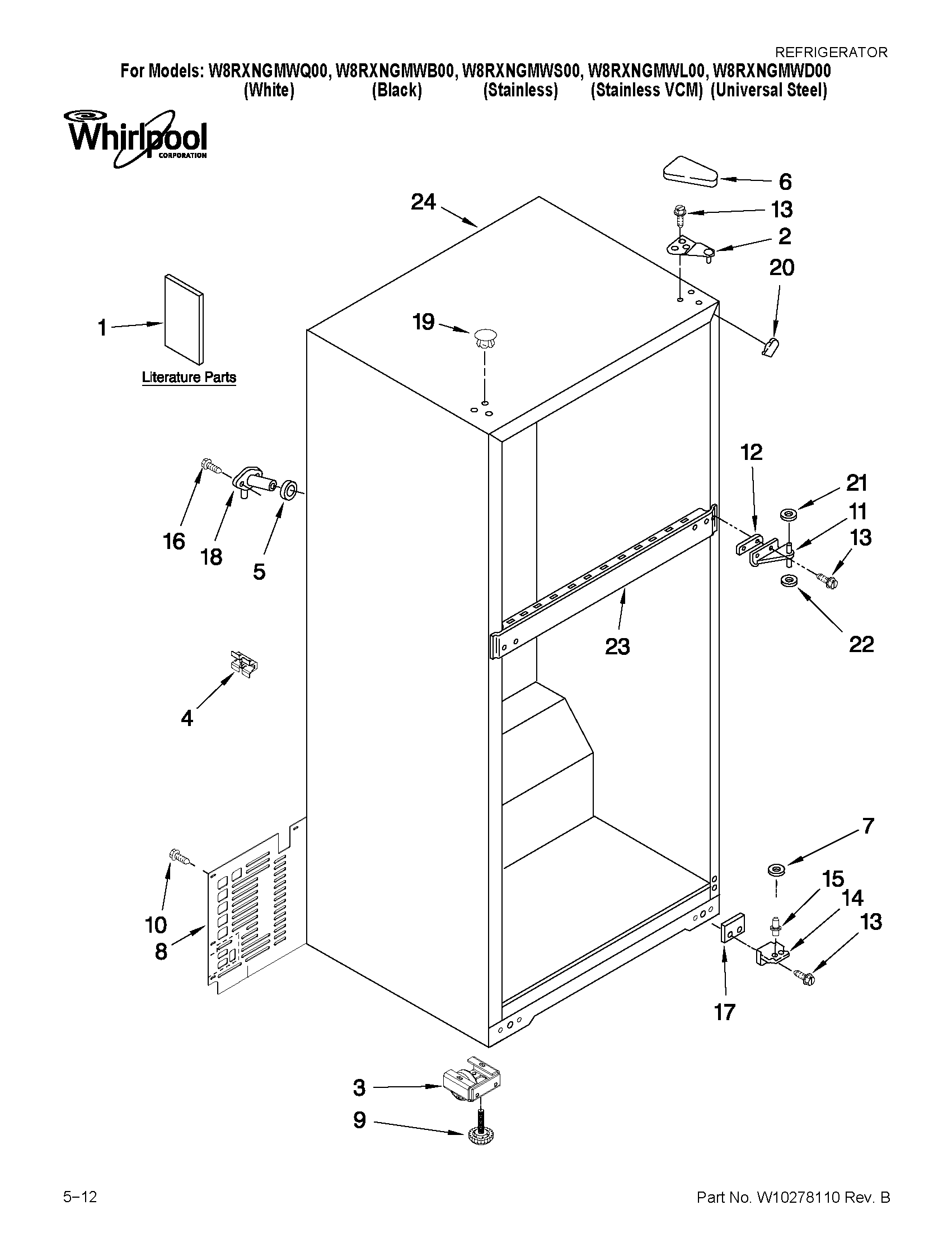 CABINET PARTS