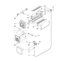 Whirlpool W8RXNGMWL00 icemaker parts diagram