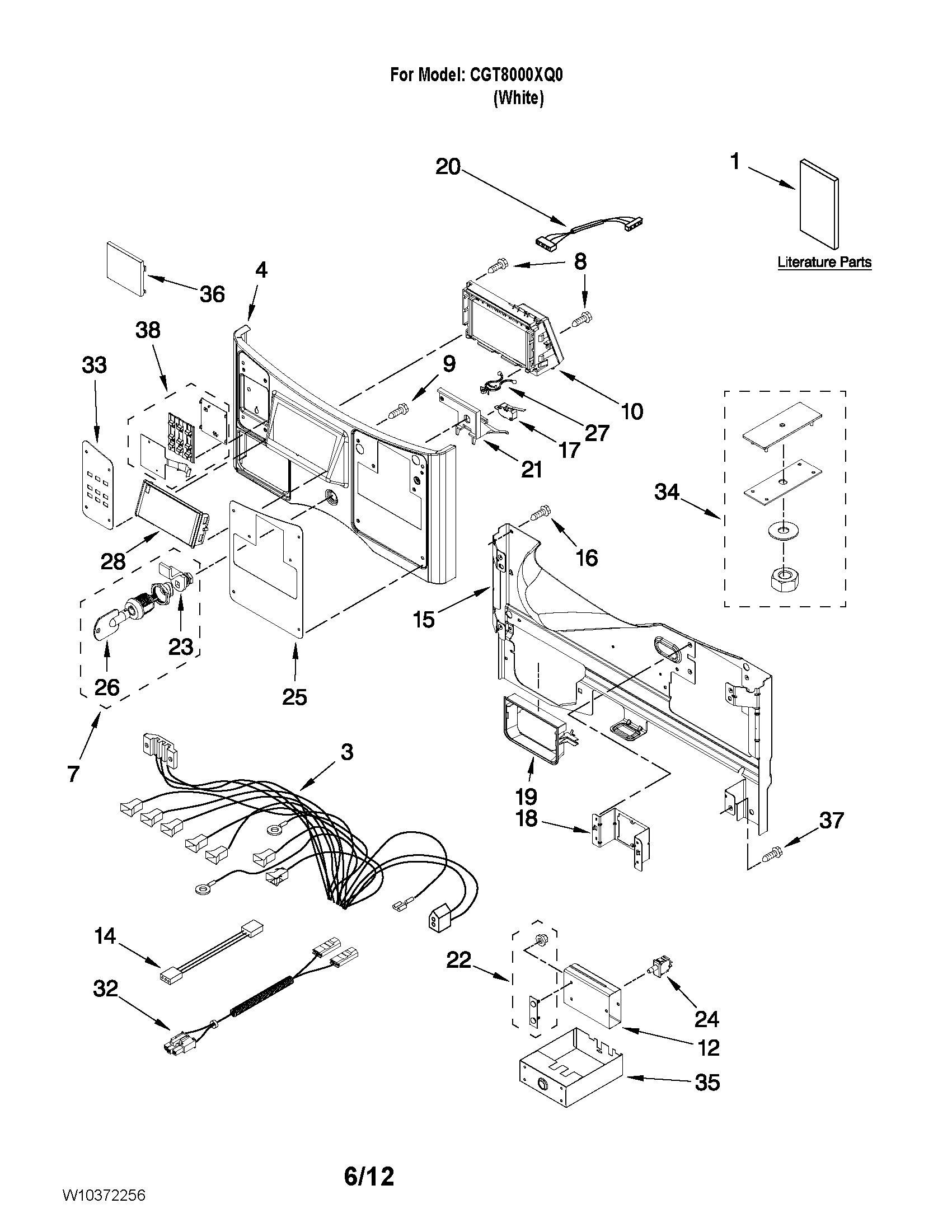 Control panel parts