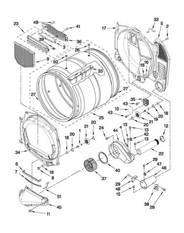 Bulkhead and blower parts