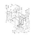 Whirlpool CGT8000XQ0 washer cabinet parts diagram