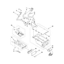 Whirlpool CGT8000XQ0 dispenser parts diagram