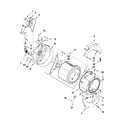 Whirlpool CGT8000XQ0 tub and basket parts diagram