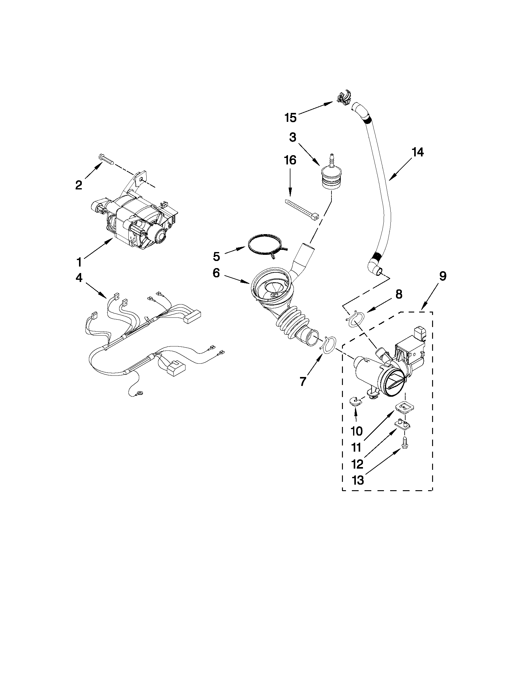 Pump and motor parts