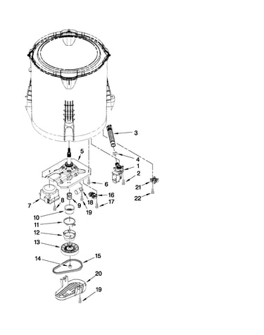 Gearcase, motor and pump parts