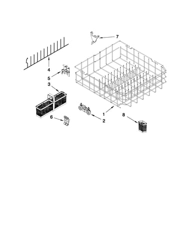 Lower rack parts