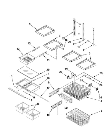 Shelf parts