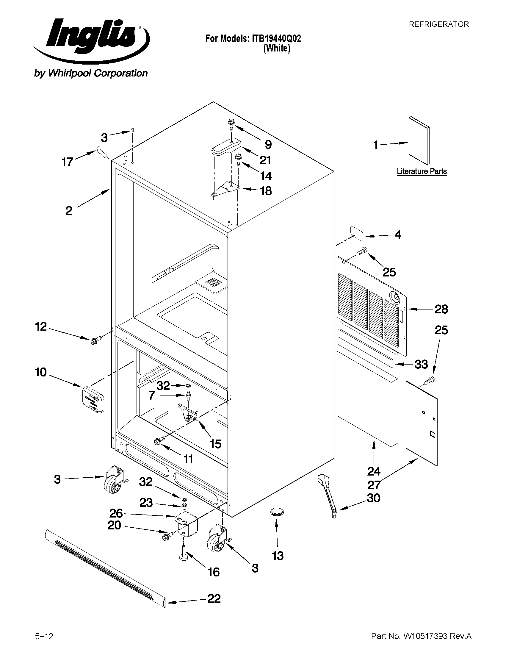 CABINET PARTS