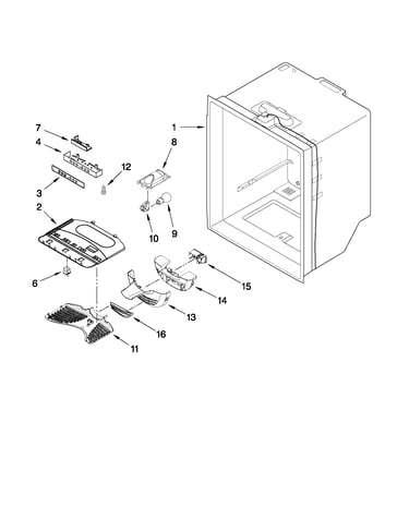 Refrigerator liner parts