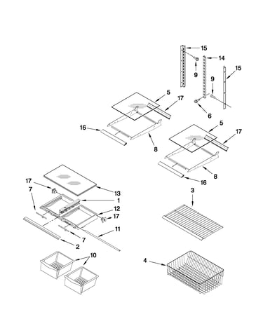 Shelf parts