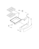 Drawer and rack parts