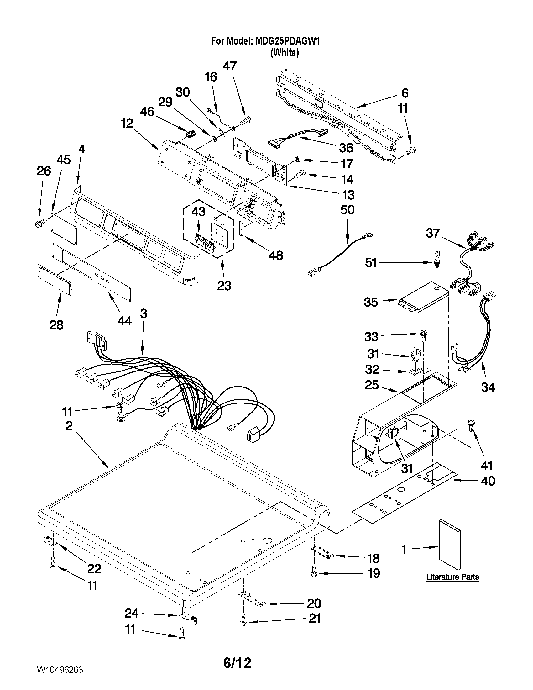 TOP AND CONSOLE PARTS