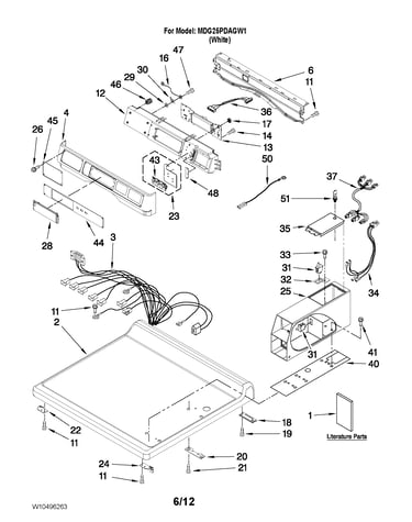 Top and console parts