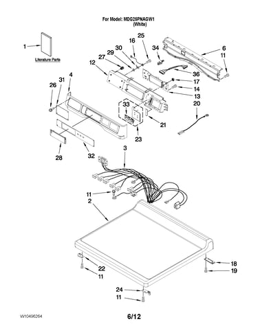 Top and console parts
