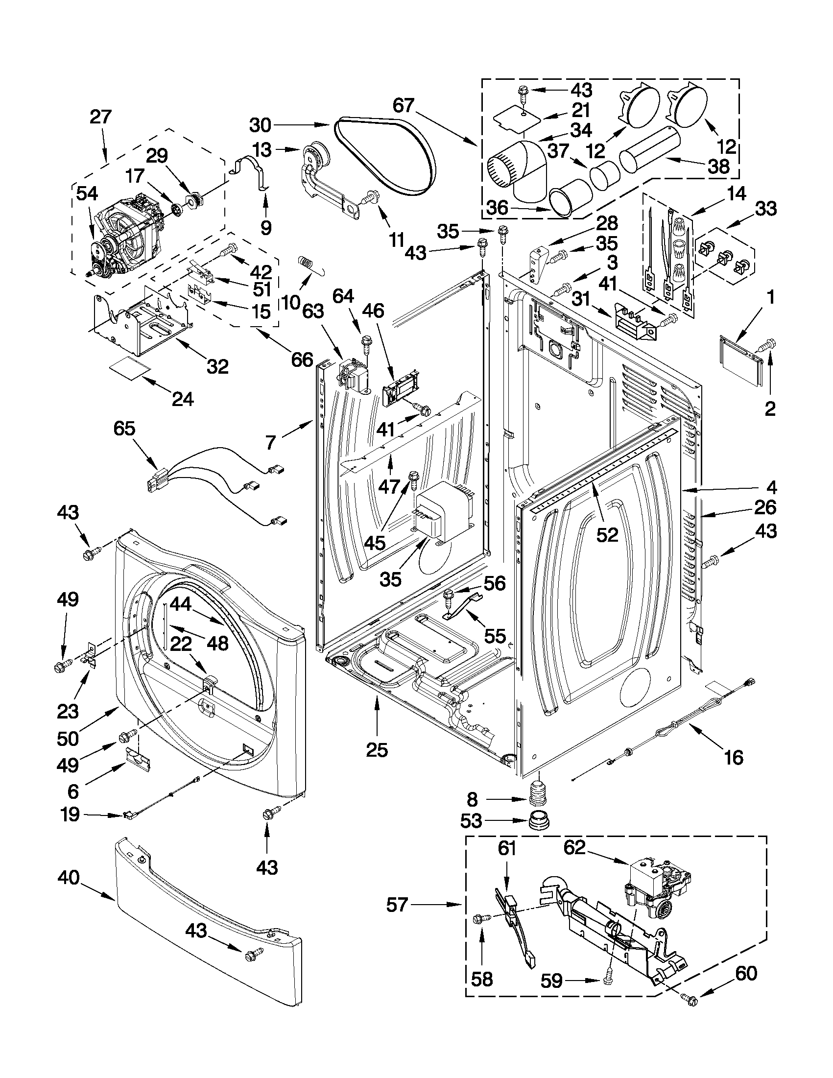 Cabinet parts