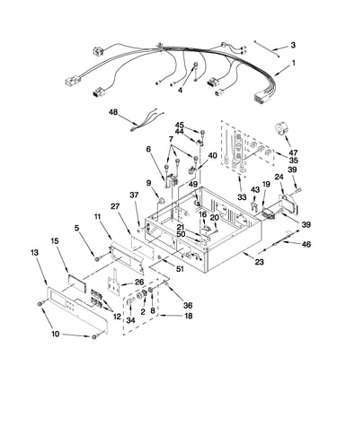 Control panel and separator parts
