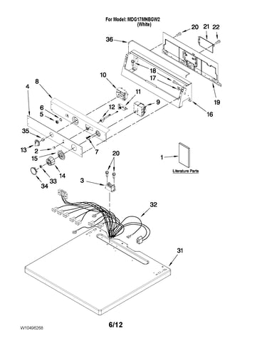 Top and console parts
