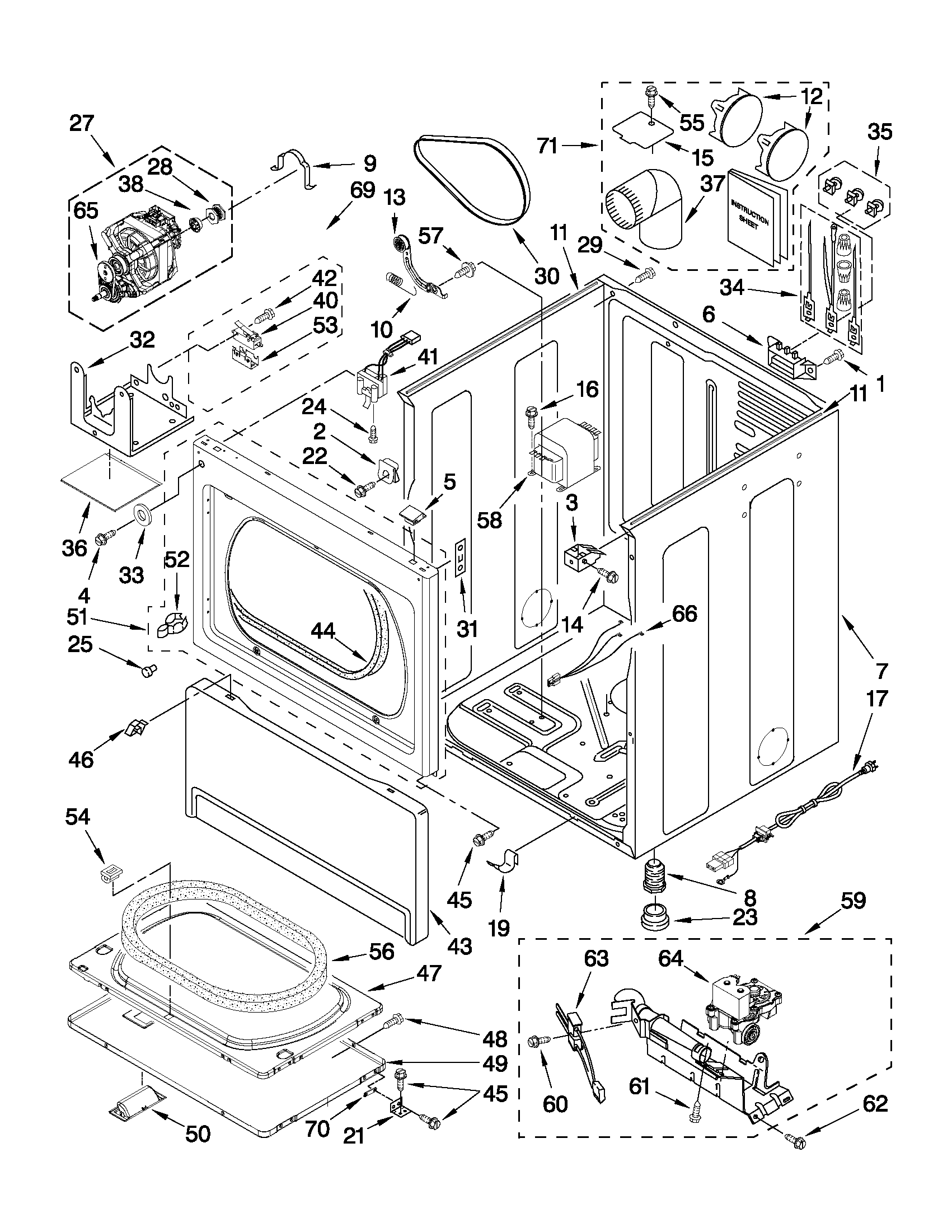 Cabinet parts