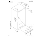 Amana AQF2013TEW05 cabinet parts diagram