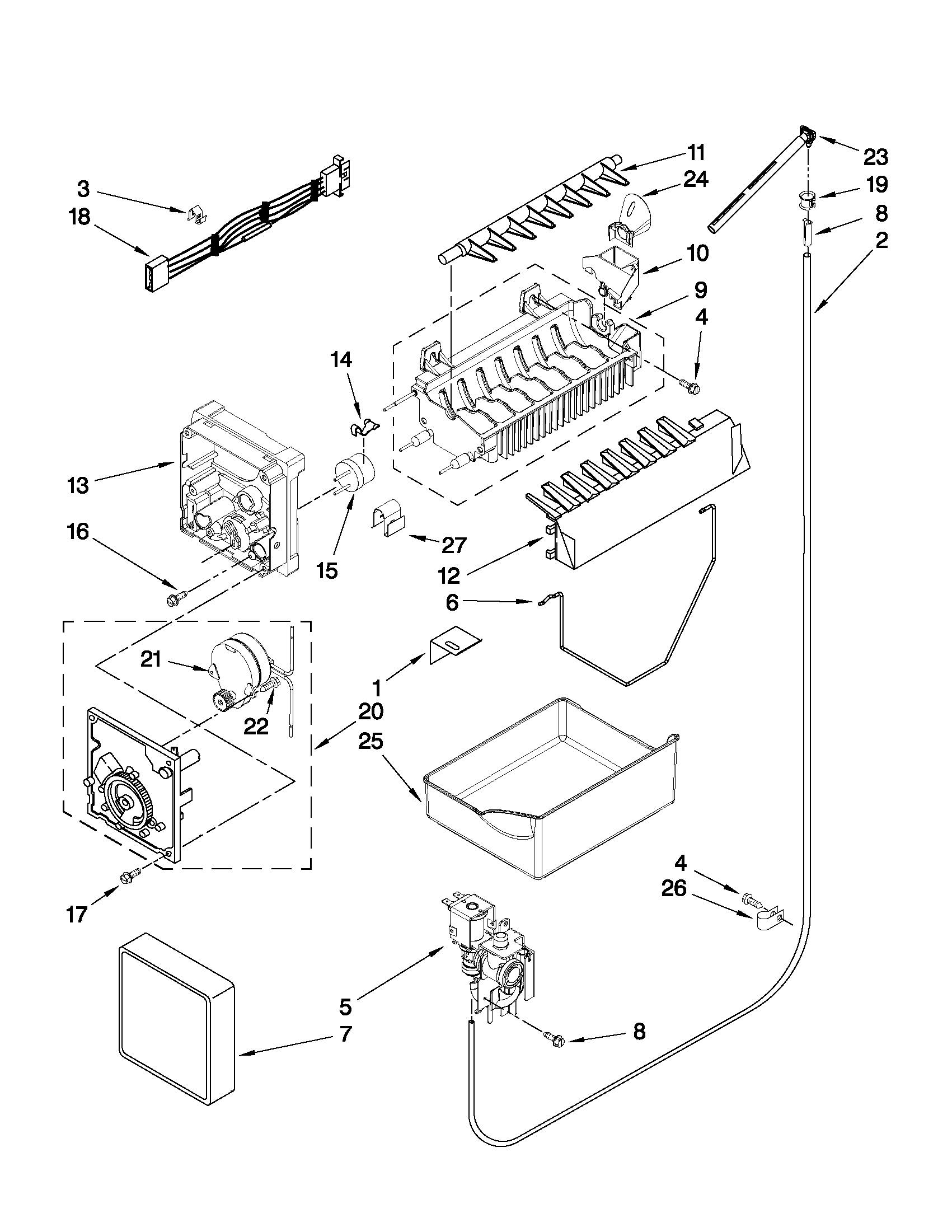 Icemaker parts