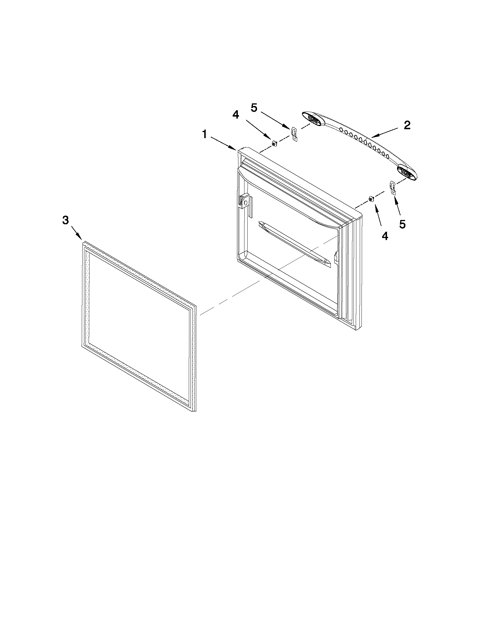 Freezer door parts