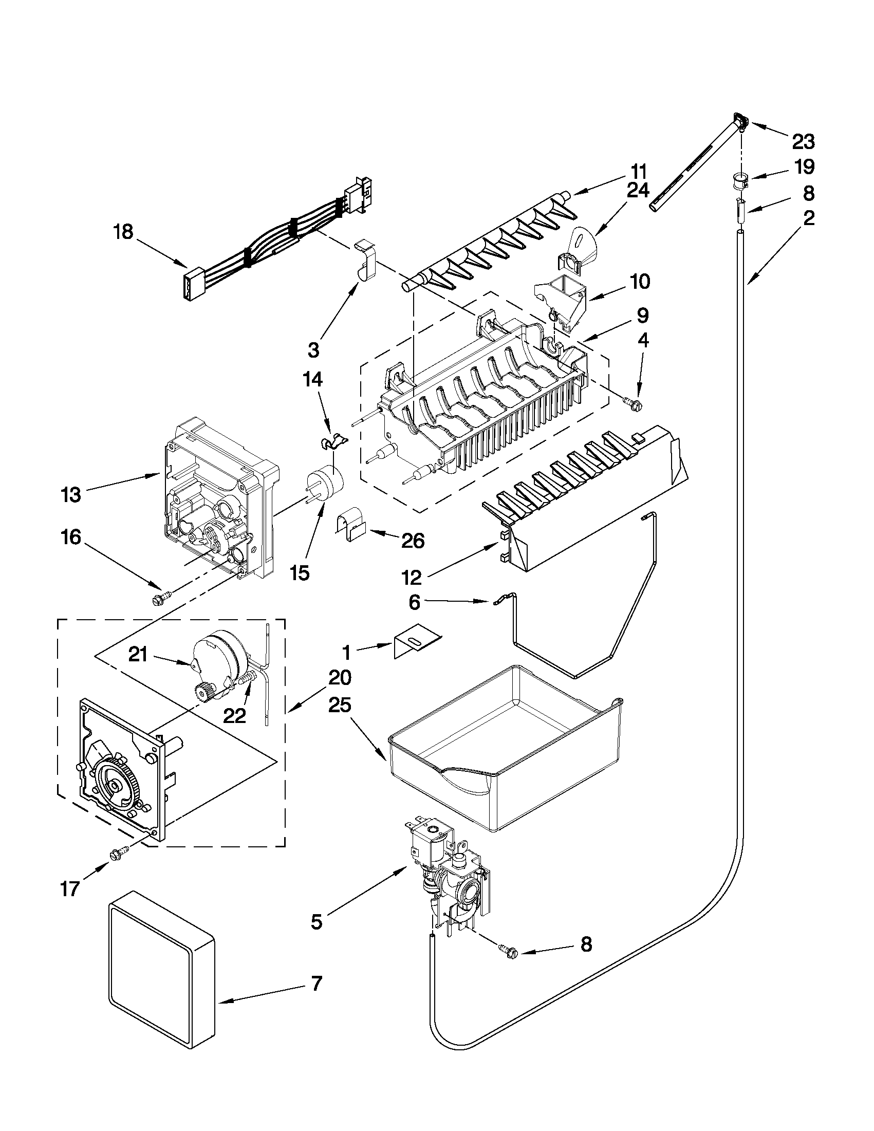 Icemaker parts