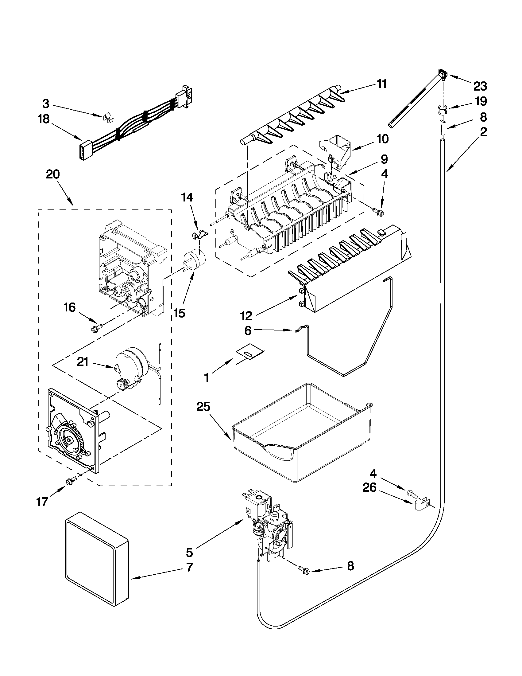 Icemaker parts