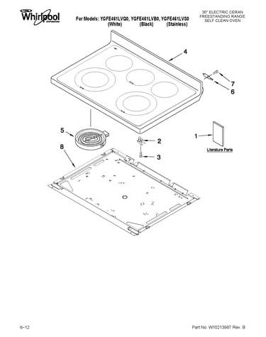 Cooktop parts