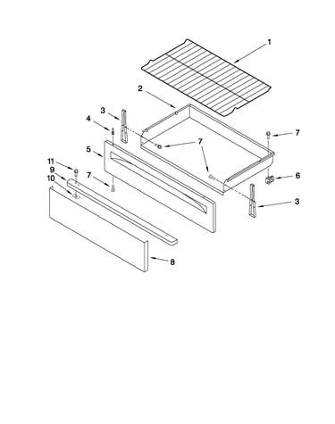 Drawer & broiler parts