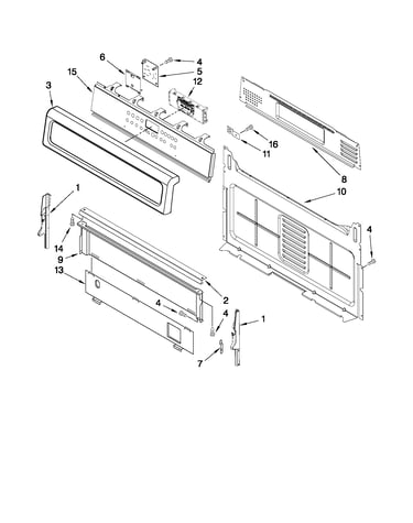 Control panel parts