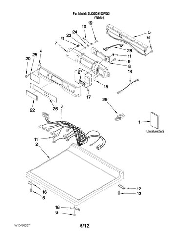 Top and console parts