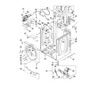 Whirlpool 3LCGD9100WQ2 cabinet parts diagram