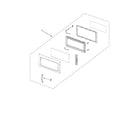 Ikea IMH16XWQ1 door parts diagram