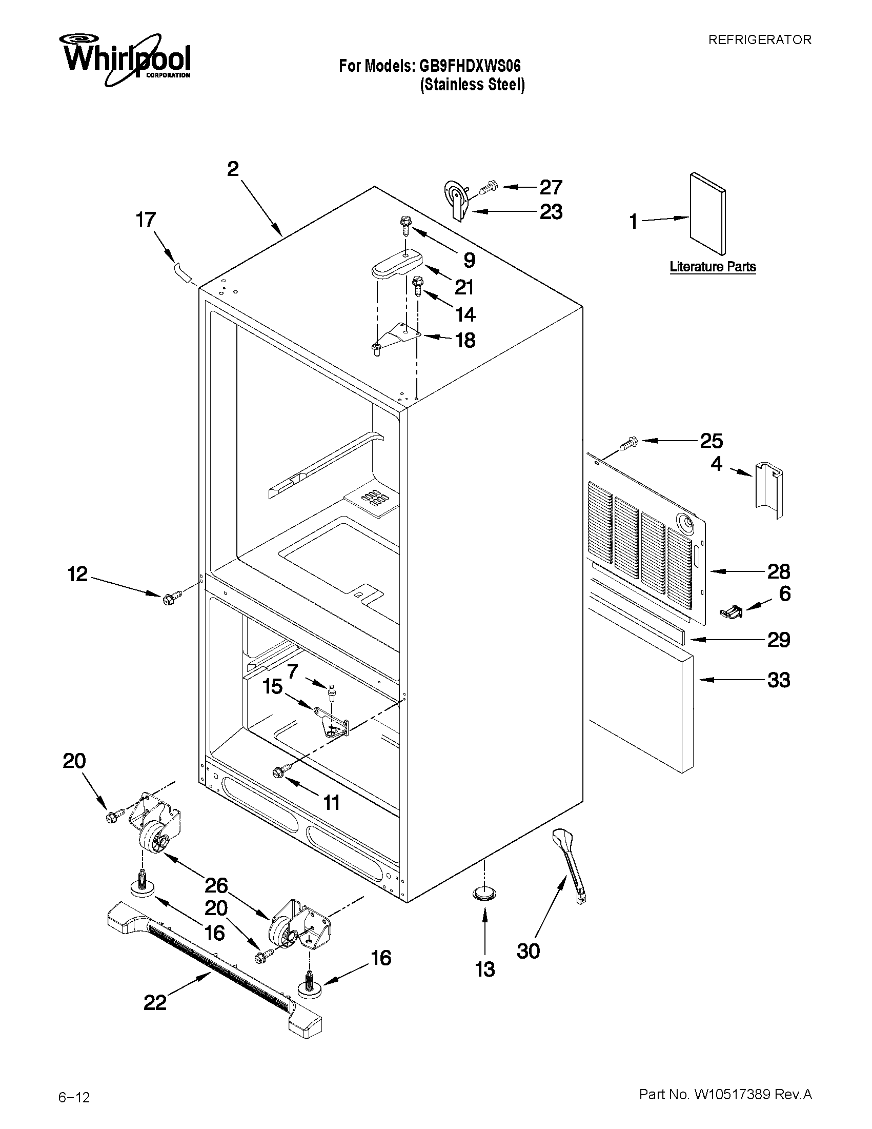 CABINET PARTS