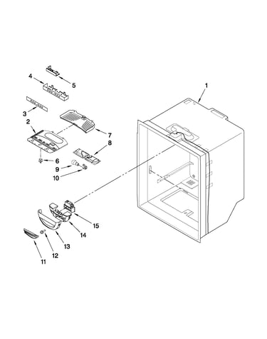 Refrigerator liner parts